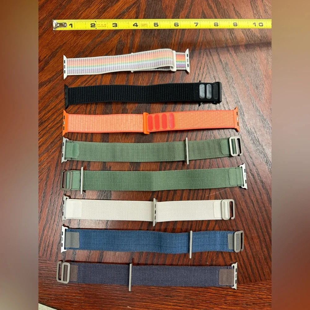 Assorted Nylon Wristbands and Protective Cases for Smartwatches - Multicolor